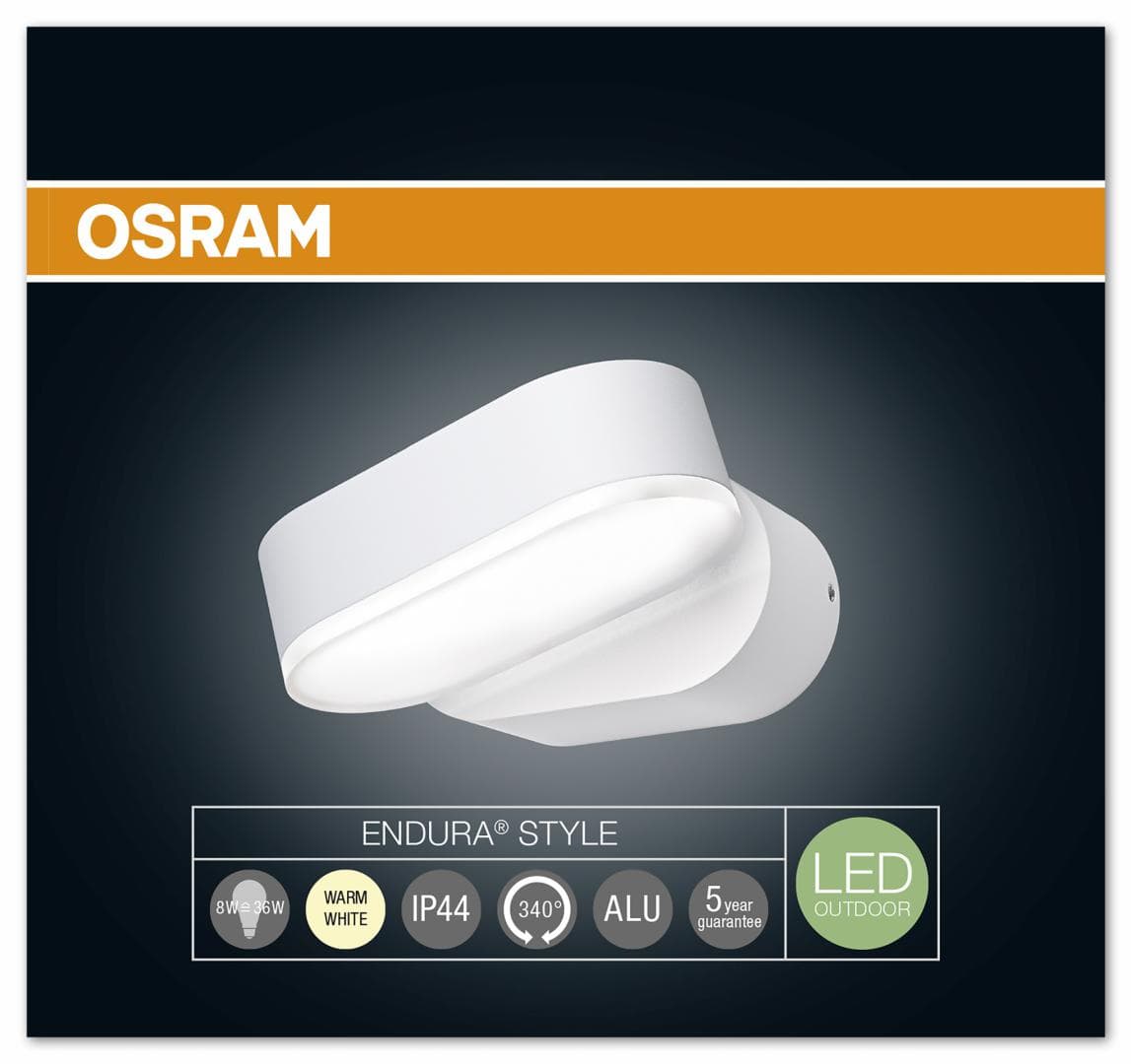 APLICA OSRAM, LED, soclu integrat, putere 8 W, tip lumina alb calda, 410 lumeni, alimentare 220 - 230 V, "000004058075031555"