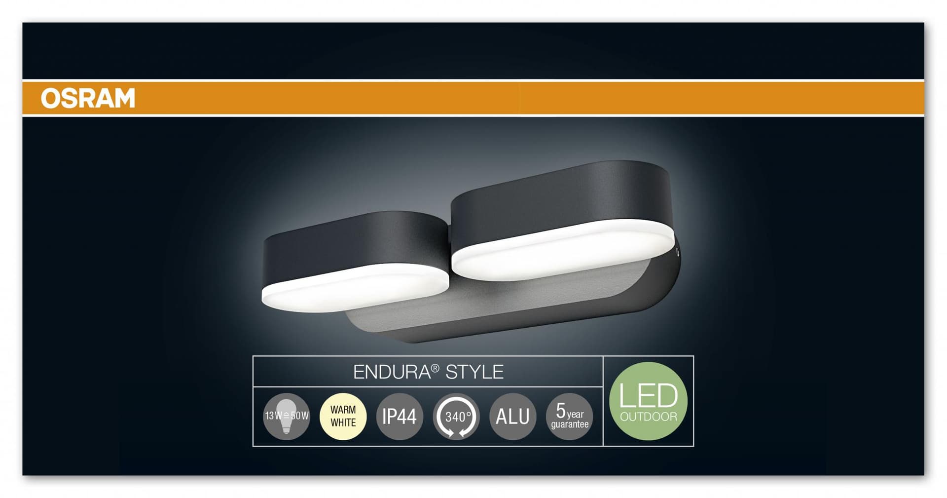 APLICA OSRAM, LED, soclu integrat, putere 13 W, tip lumina alb calda, 800 lumeni, alimentare 220 - 230 V, "000004058075031579"