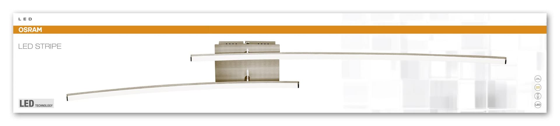 APLICA OSRAM, LED, soclu integrat, putere 20 W, tip lumina alb, 1.160 lumeni, alimentare 220 - 230 V, "000004058075055018"