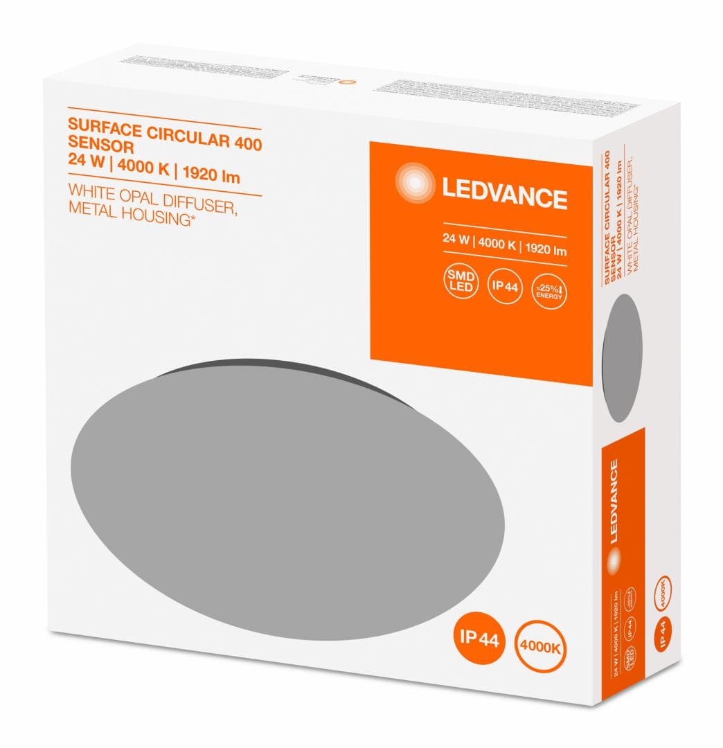 APLICA OSRAM, LED, soclu integrat, putere 24 W, tip lumina alb rece, 1.920 lumeni, alimentare 220 - 230 V, "000004058075080119"
