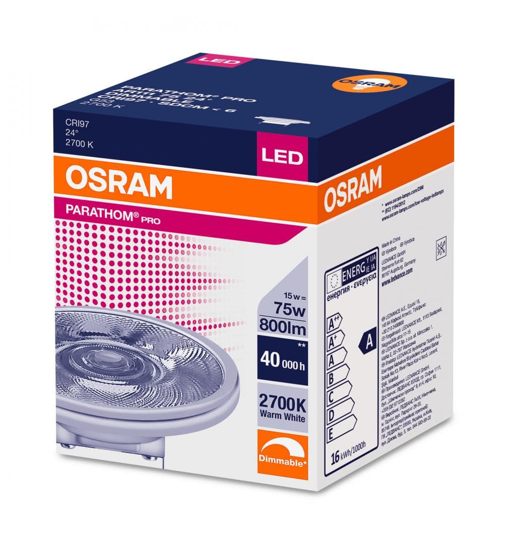 SPOT incastrat LED Osram, soclu integrat, putere 15W, forma spot, lumina alb calda, alimentare 220 - 240 V, "000004058075105058"