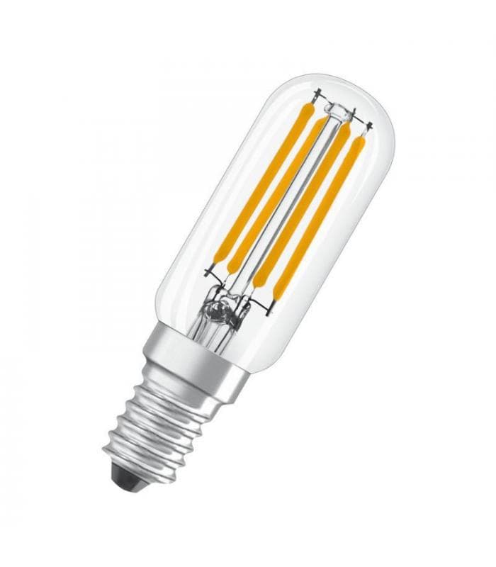 BEC LED Osram, soclu E14, putere 4W, forma cilindric, lumina alb calda, alimentare 220 - 240 V, "000004058075133501" — miniatură