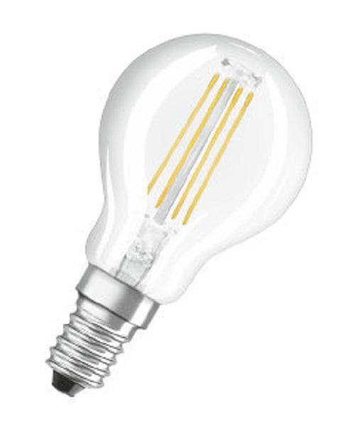 BEC LED Osram, soclu E14, putere 4W, forma clasic, lumina alb calda, alimentare 220 - 240 V, "000004058075288720"