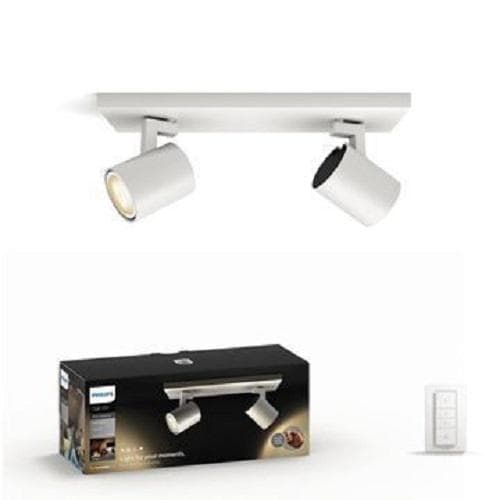 APLICA smart PHILIPS, LED, soclu GU10, putere 5.5 W x 2, tip lumina alb, 500 lumeni, alimentare 220 - 230 V, "000008718696159262"