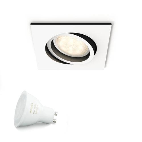 APLICA smart PHILIPS, LED, soclu GU10, putere 5.5 W, tip lumina alb, 250 lumeni, alimentare 220 - 230 V, "000008718696161135" — miniatură