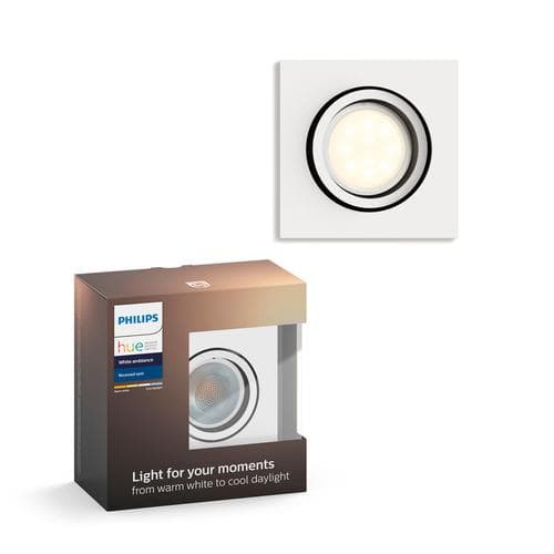 APLICA smart PHILIPS, LED, soclu GU10, putere 5.5 W, tip lumina alb, 250 lumeni, alimentare 220 - 230 V, "000008718696161135"