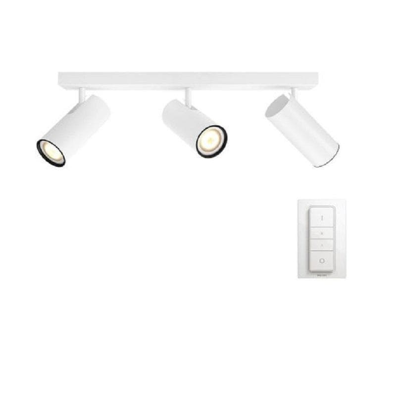APLICA smart PHILIPS, LED, soclu GU10, putere 5.5 W x 3, tip lumina alb, 750 lumeni, alimentare 220 - 230 V, "000008718696164082"