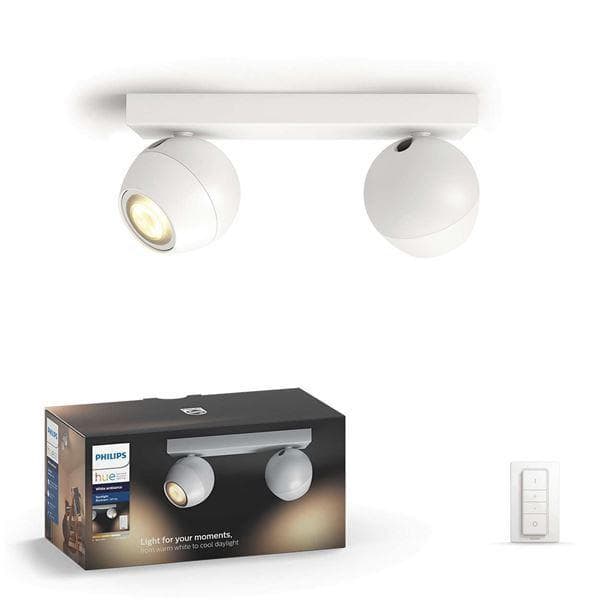 APLICA smart PHILIPS, LED, soclu GU10, putere 5.5 W x 2, tip lumina alb, 500 lumeni, alimentare 220 - 230 V, "000008718696164129" — miniatură