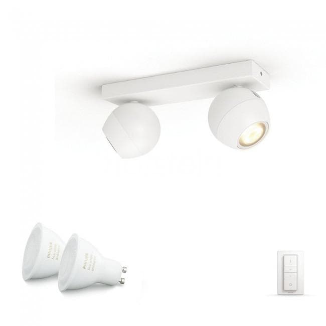 APLICA smart PHILIPS, LED, soclu GU10, putere 5.5 W x 2, tip lumina alb, 500 lumeni, alimentare 220 - 230 V, "000008718696164129" — miniatură