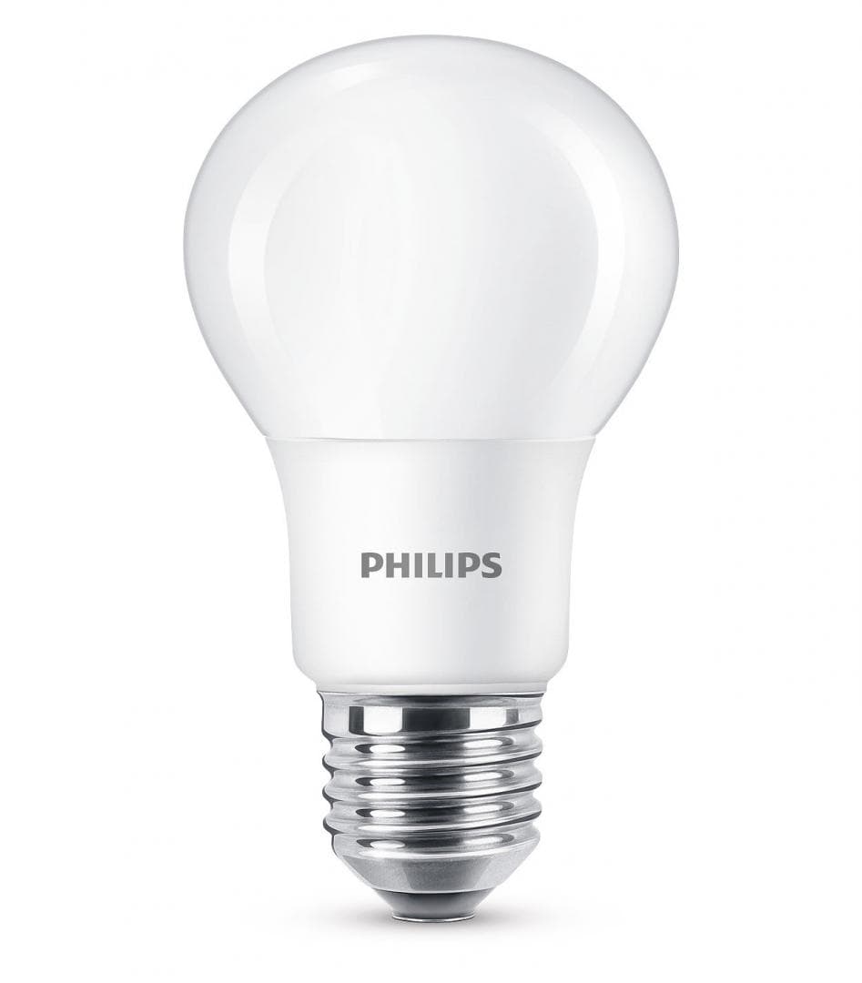 BEC LED Philips, soclu E27, putere 7.5W, forma clasic, lumina alb rece, alimentare 220 - 240 V, "000008718696577332"