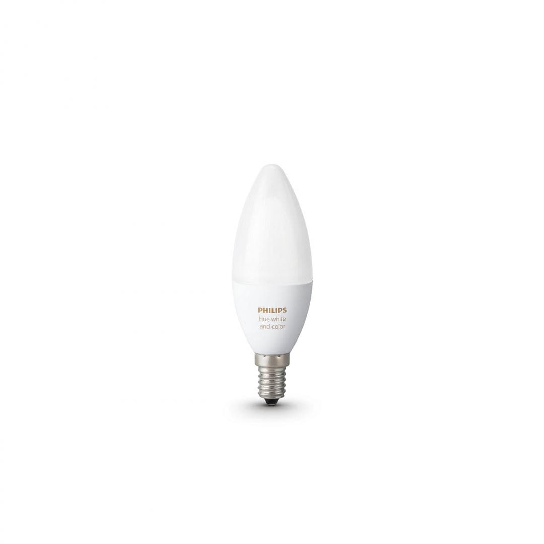 BEC smart LED Philips, soclu E14, putere 6.5W, forma lumanare, lumina multicolora, alimentare 220 - 240 V, "000008718696695166" — miniatură