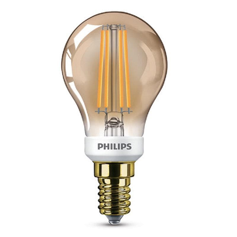 BEC LED Philips, soclu E14, putere 5W, forma clasic, lumina alb calda, alimentare 220 - 240 V, "000008718696814154" — miniatură