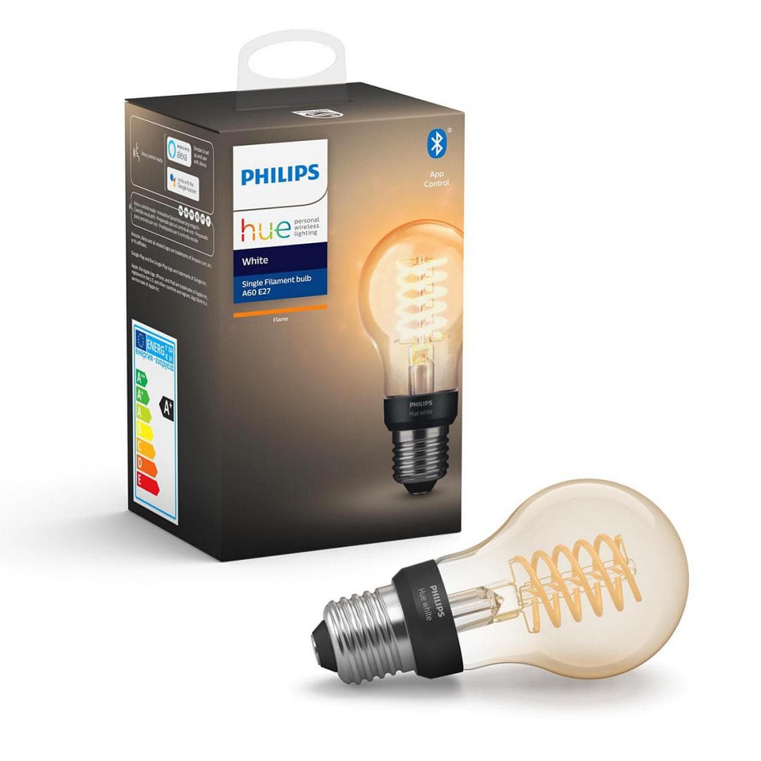 BEC smart LED Philips, soclu E27, putere 7W, forma clasic, lumina alb calda, alimentare 220 - 240 V, "000008718699688820"