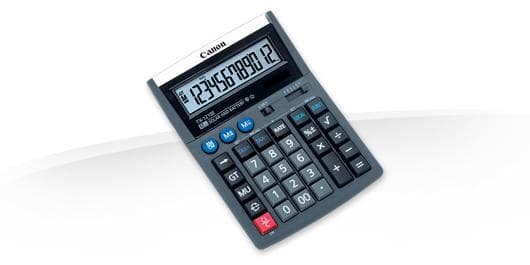 Calculator de birou CANON, TX-1210E, ecran 12 digiti, alimentare baterie, negru, include TV 0.1 lei ,"4100A014AB"