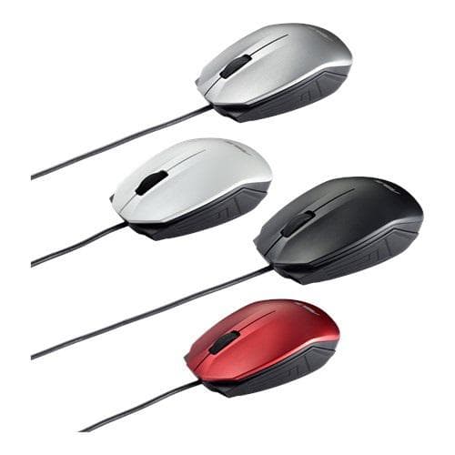 MOUSE Asus, "UT280", PC sau NB, cu fir, USB, optic, 1000 dpi, butoane/scroll 3/1, alb, "90XB01EN-BMU030"