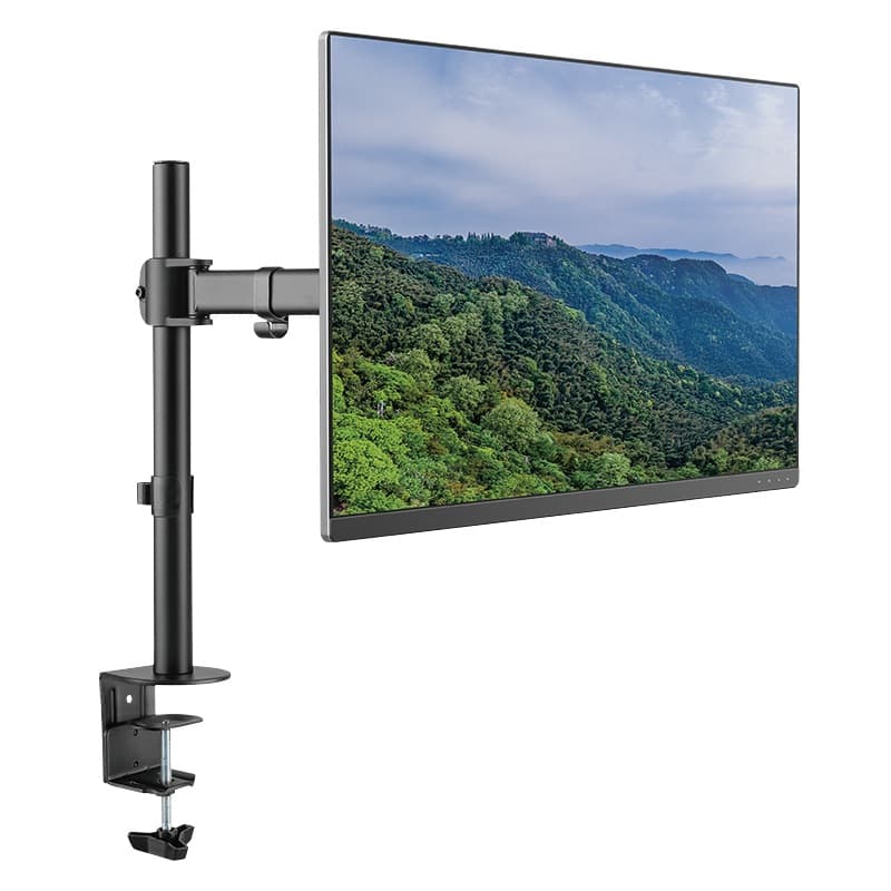 SUPORT de birou LOGILINK, pt 1 TV/monitor plat, diag. max 27 inch, rotatie, inclinare, pivotare, orizontala, verticala, totala, max 8 Kg, "BP0021" — miniatură