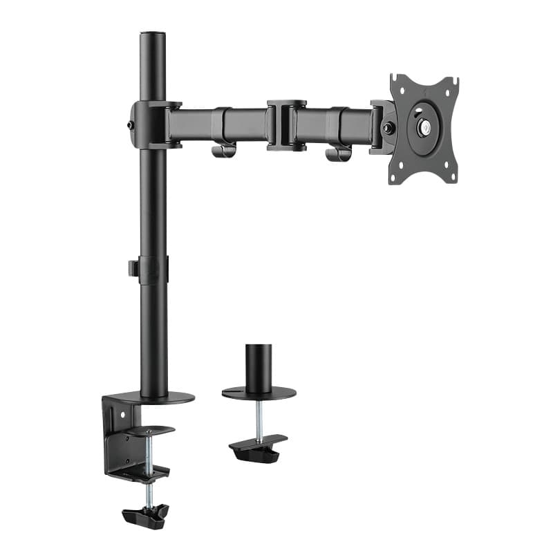 SUPORT de birou LOGILINK, pt 1 TV/monitor plat, diag. max 27 inch, rotatie, inclinare, pivotare, orizontala, verticala, totala, max 8 Kg, "BP0021" — miniatură