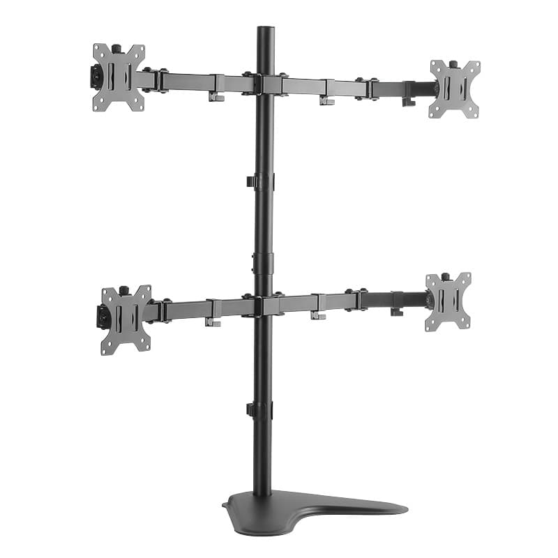 SUPORT de birou LOGILINK, pt 4 TV/monitor plat, diag. max 32 inch, rotatie, inclinare, pivotare, orizontala, verticala, totala, max 8 Kg x 4, "BP0046"