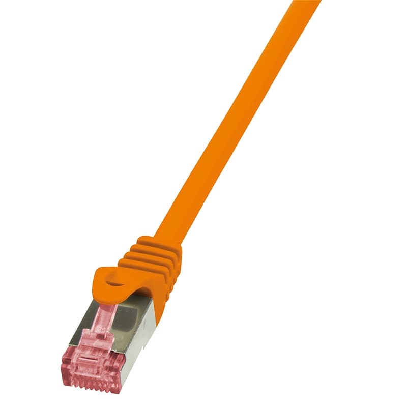 PATCH CORD S/FTP LOGILINK Cat6, LSZH, cupru, 1.5 m, portocaliu, AWG27, dublu ecranat "CQ2048S"
