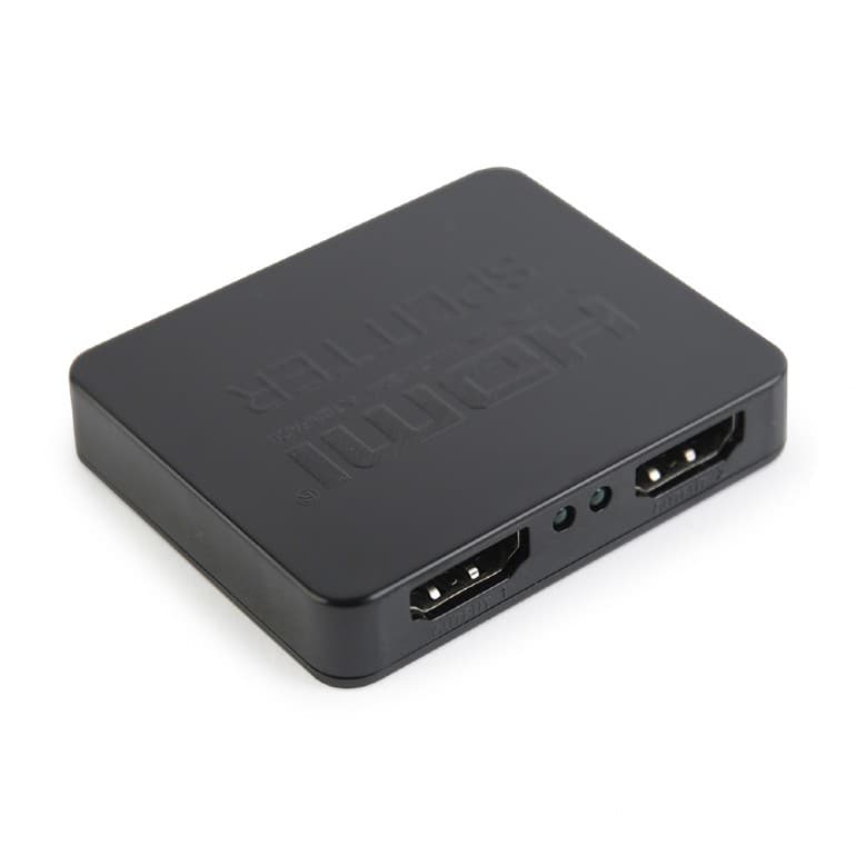 SPLITTER video GEMBIRD, split HDMI la 2 monitoare, conector 1: HDMI (M); conector 2: HDMI (M) x 2, "DSP-2PH4-03" — miniatură