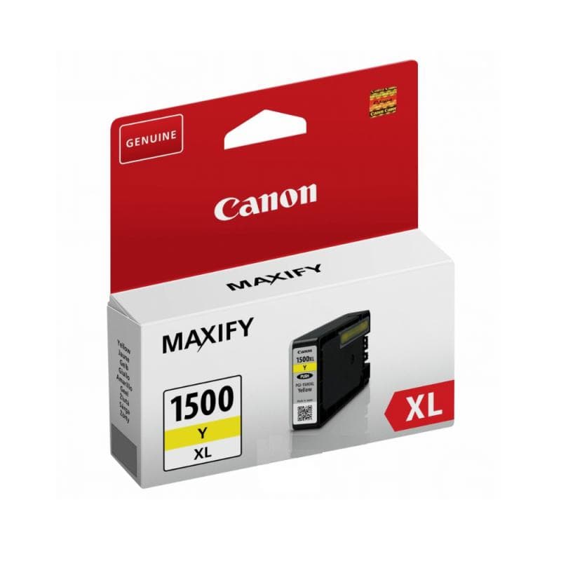 Cartus Cerneala Original Canon Yellow, PGI-1500XLY, pentru Maxify MB2050|MB2150|MB2350|MB2750, "BS9195B001AA"
