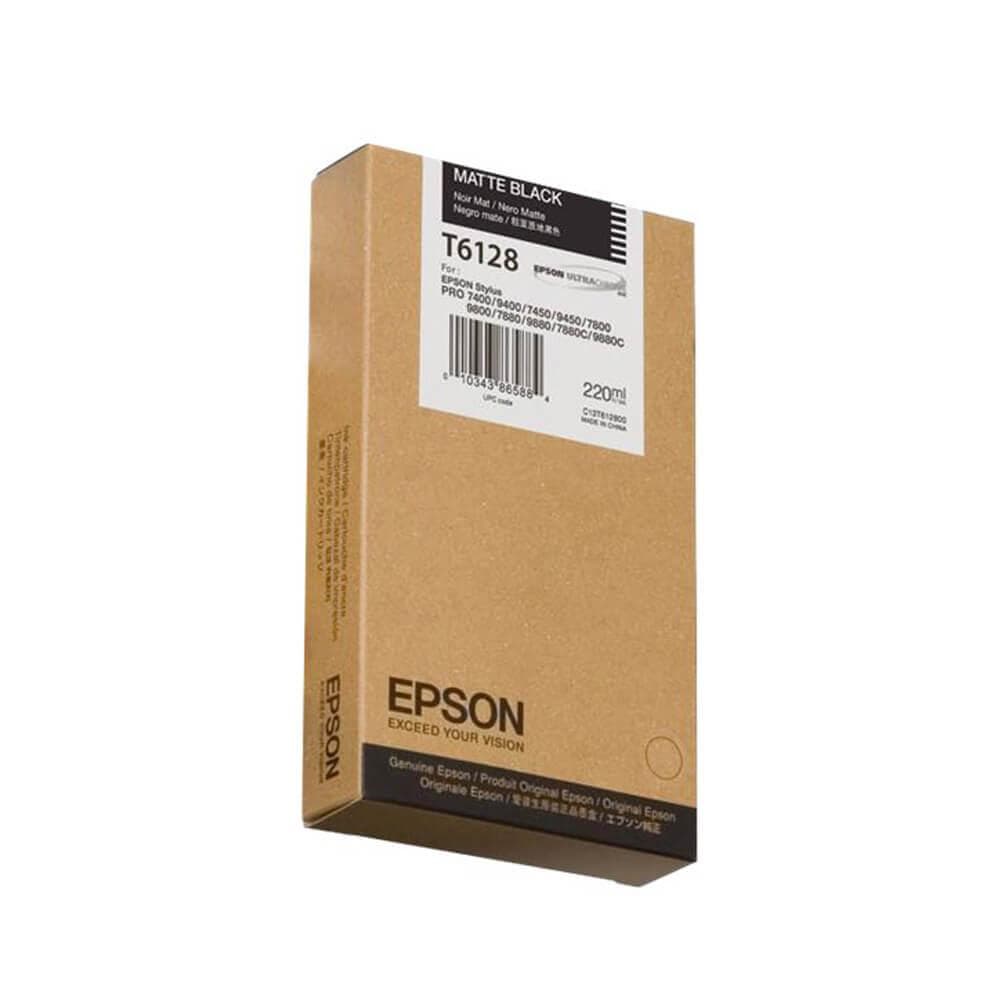 Cartus Cerneala Original Epson Matte Black, T612800, pentru 7400|7450|7800|7880|9400|9450|9800, "C13T612800"(RAPO)