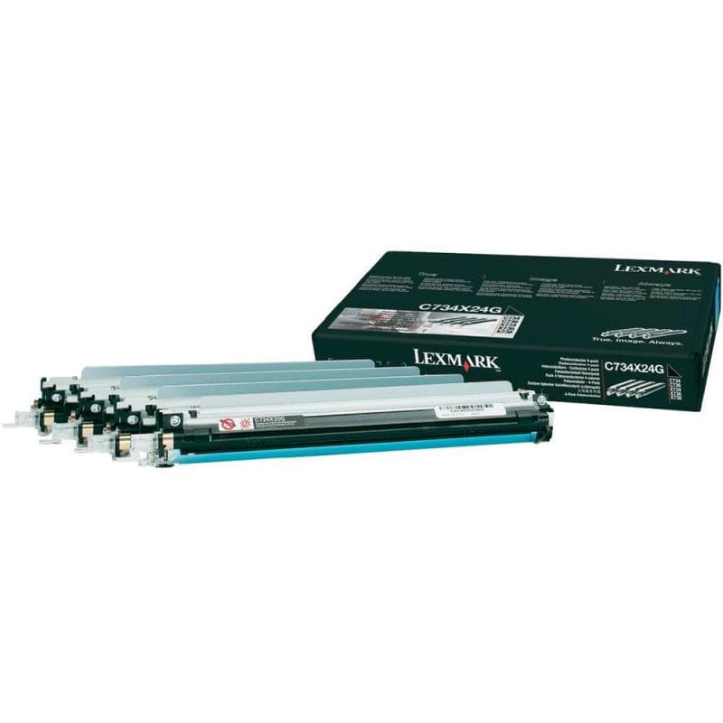 Drum Kit Original Lexmark CMYK, C734X24G, pentru C734|X734|C736|X736|X738, 20K, "C734X24G"