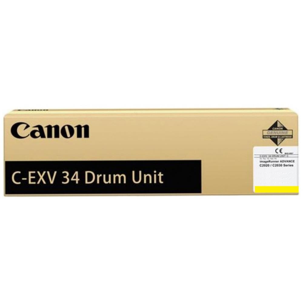 Drum Unit Original Canon Yellow, EXV34Y, pentru IR Advance C2020I|C2020L|C2025I|C2025L|C2030I|C2030L|C2220L|C2220I|C2225I|C2230I, 36K,NOPP, "CF3789B003BA"