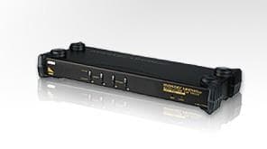 SWITCH KVM ATEN control 4 PC la 1 KVM, conector tip SPHD-15 (M) x 4 | 3.5 mm Jack (M) x 8, "CS1754Q9-AT-G"