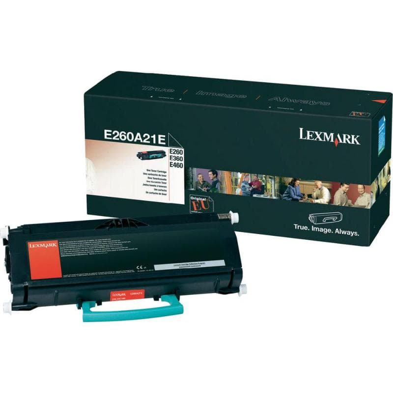 Toner Original Lexmark Black, E260A31E, pentru E260|E360|E460|E462, 3K, "E260A31E"