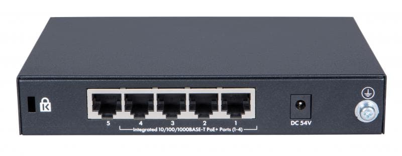 SWITCH HP, HPE 1420, porturi Gigabit x 5, unmanaged, carcasa metalica, "JH328A" — miniatură