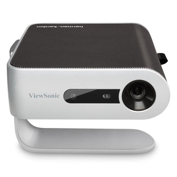 PROIECTOR VIEWSONIC M1+, lampa LED, 300 lumeni, rezolutie FWVGA (854 x 480), contrast 120.000 : 1, HDMI, WiFi, USB 2.0, USB Type C, Bluetooth, mini-jack,boxe, "M1+"
