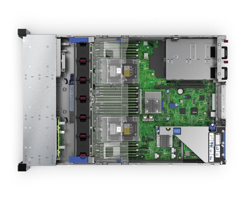 SERVER HP DL380 GEN10 5218, 1 CPU Intel Xeon Silver 4210, 2.2 GHz (turbo 3.2 GHz), 10 nuclee, RDIMM 32 GB DDR4, carcasa tip Rackabila 2U, "P20249-B21" — miniatură
