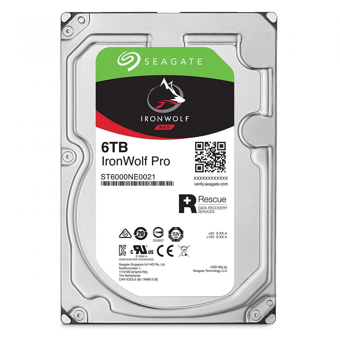 HDD SEAGATE 6 TB, IronWolf, 7.200 rpm, buffer 256 MB, pt. NAS, "ST6000NE000"