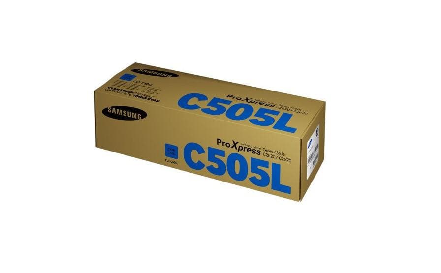Toner Original Samsung Cyan, C505L, pentru SL-C2620DW| C2670FW|, 3.5K, "SU035A"