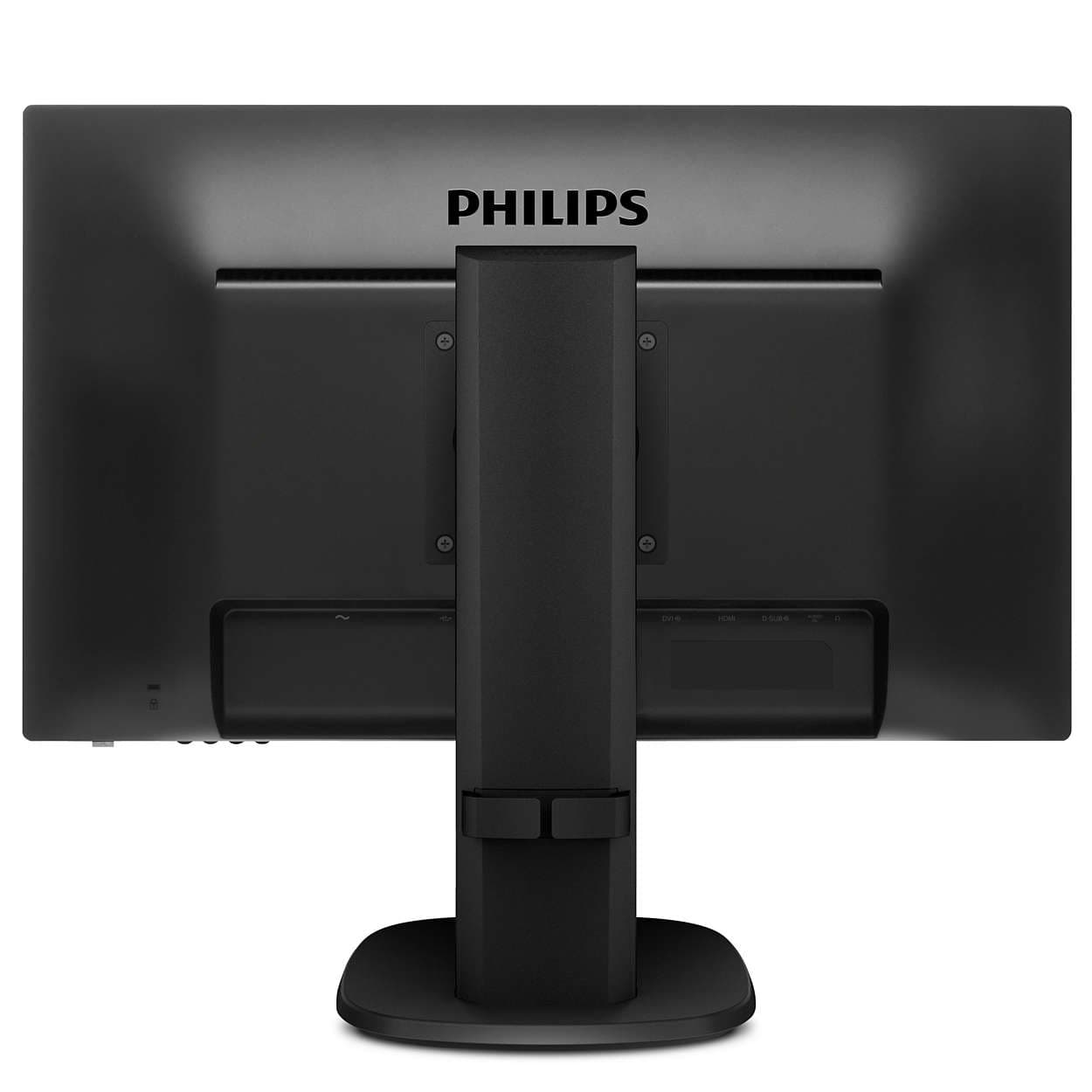 MONITOR PHILIPS 23.6", home, office, TFT, Full HD (1920 x 1080), Wide, 250 cd/mp, 1 ms, VGA, DVI, HDMI, "243S5LJMB/00" — miniatură