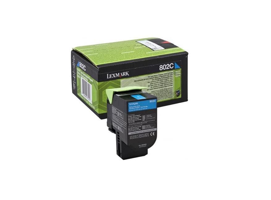 Toner Original Lexmark Cyan, 80C20CE, pentru CX310|CX410|CX510, 1K, "80C20CE"