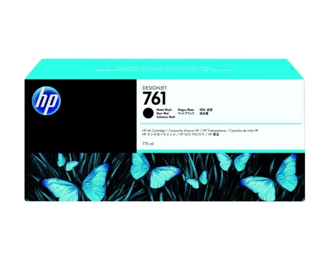 Cartus Cerneala Original HP Matte Black, nr.761, pentru DesignJet T7100|T7200, "CM997A"