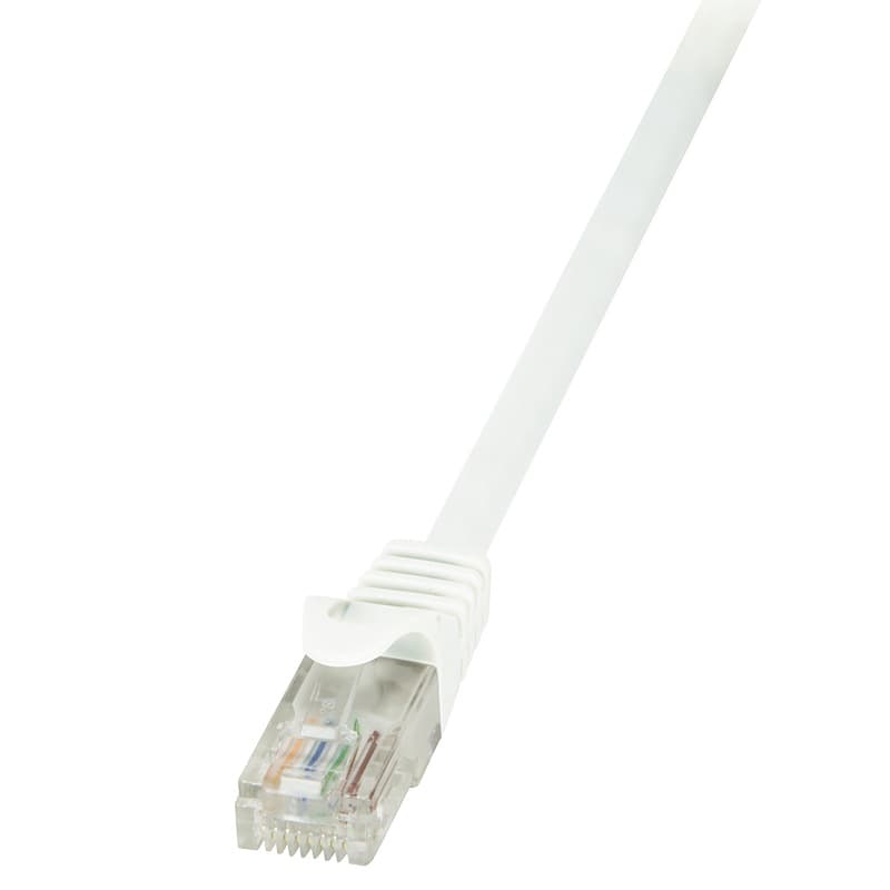 PATCH CORD UTP LOGILINK Cat6, cupru-aluminiu, 1 m, alb, AWG24, "CP2031U"