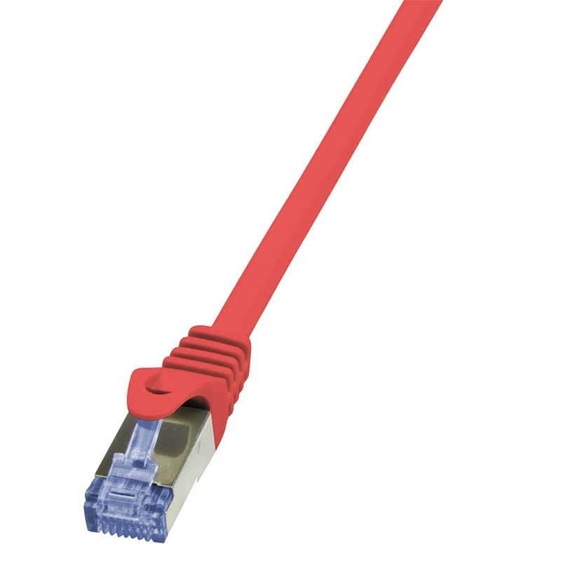 PATCH CORD S/FTP LOGILINK Cat6a, LSZH, cupru, 5 m, rosu, AWG26, dublu ecranat "CQ3074S"