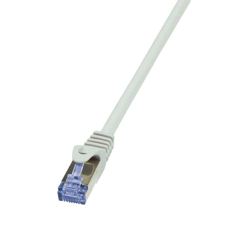 PATCH CORD S/FTP LOGILINK Cat7, LSZH, cupru, 600MHz, mufe RJ45 Cat6a, 2 m, gri, AWG26, dublu ecranat "CQ4052S"