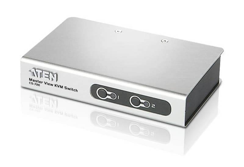 SWITCH KVM ATEN control 2 PC la 1 KVM, conector tip SPHD-15 (M) x 2, "CS72ECZ-AT"