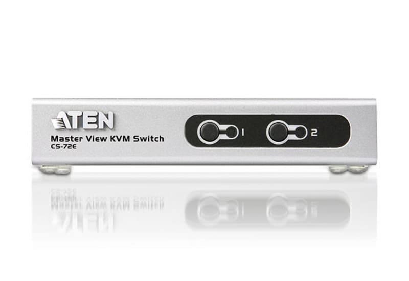 SWITCH KVM ATEN control 2 PC la 1 KVM, conector tip SPHD-15 (M) x 2, "CS72ECZ-AT" — miniatură