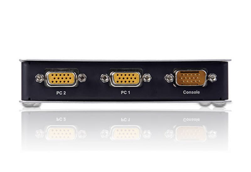 SWITCH KVM ATEN control 2 PC la 1 KVM, conector tip SPHD-15 (M) x 2, "CS72ECZ-AT" — miniatură