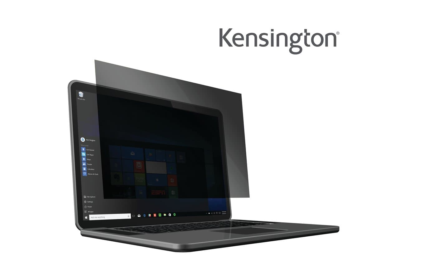 FILTRU confidentialitate KENSINGTON, pentru 14.1", 16:9, 2 zone, detasabil, limiteaza campul vizual la 30grade, reduce lumina daunatoare cu pana la 42%, 270x5x455mm, 0.205Kg, "626464"