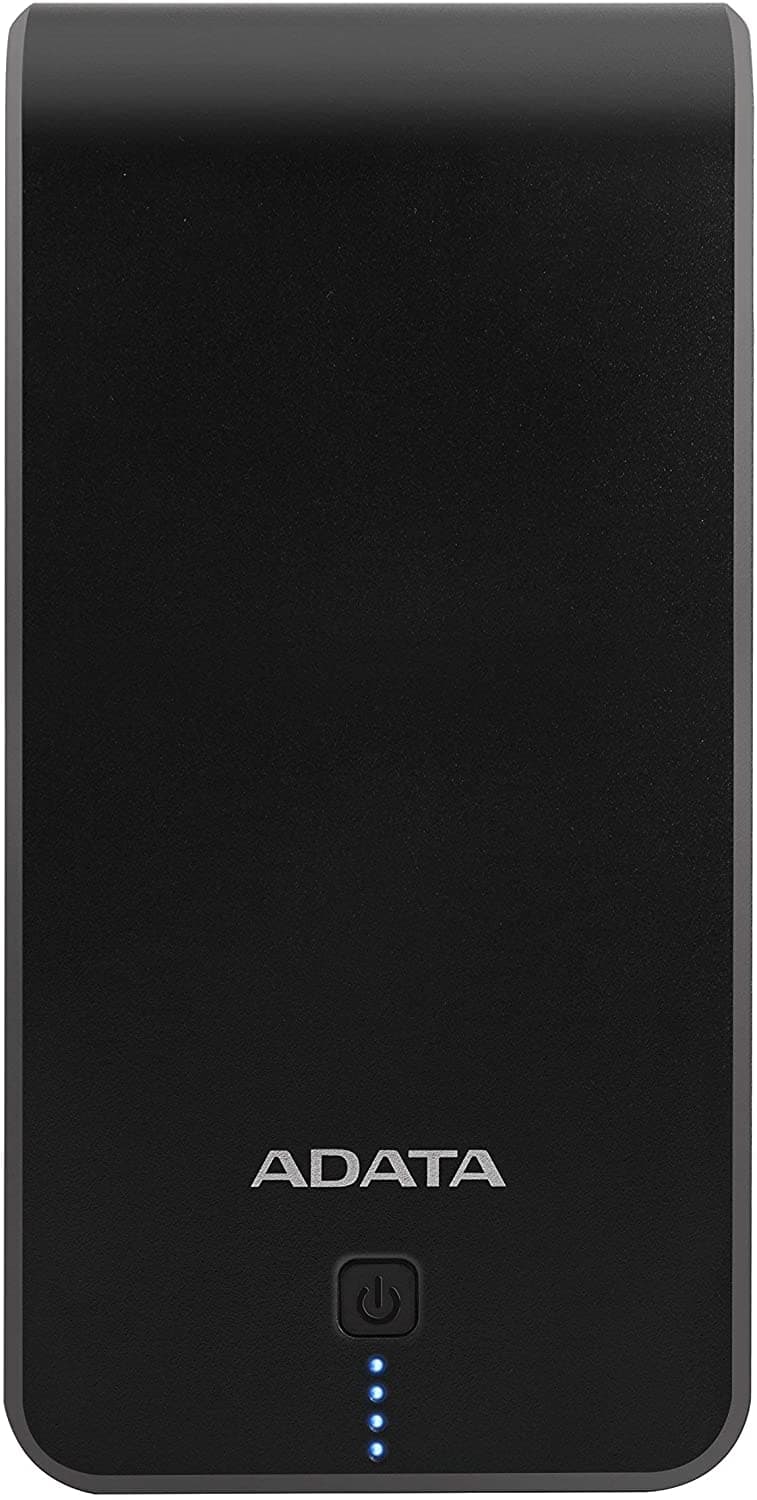 POWER BANK ADATA 20.100 mAh, USB 2.0 x 2, incarcare prin micro-USB, 5 V, 2.1 A, negru-rosu, "AP20100-5V-CBKRD"