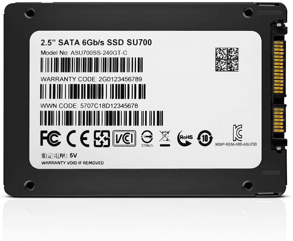 SSD ADATA, Ultimate SU700, 240 GB, 2.5 inch, S-ATA 3, 3D TLC Nand, R/W: 560/520 MB/s, "ASU700SS-240GT-C" — miniatură