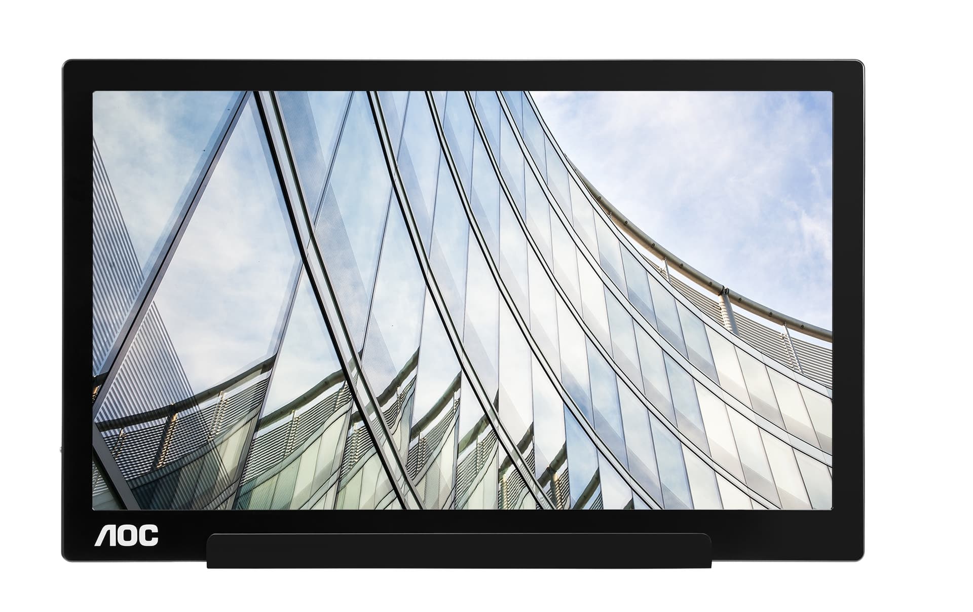 MONITOR AOC 15.6", home, office, IPS, Full HD (1920 x 1080), Wide, 220 cd/mp, 5 ms, nu, "I1601FWUX"