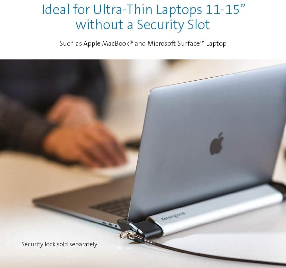 STATIE securitate KENSINGTON pt. notebook, reglare pt.11"-15.6", blocare neinvaziva, protectie la zgarieturi, acces liber la porturi, "MicroSaver 2.0" "K64451WW" — miniatură