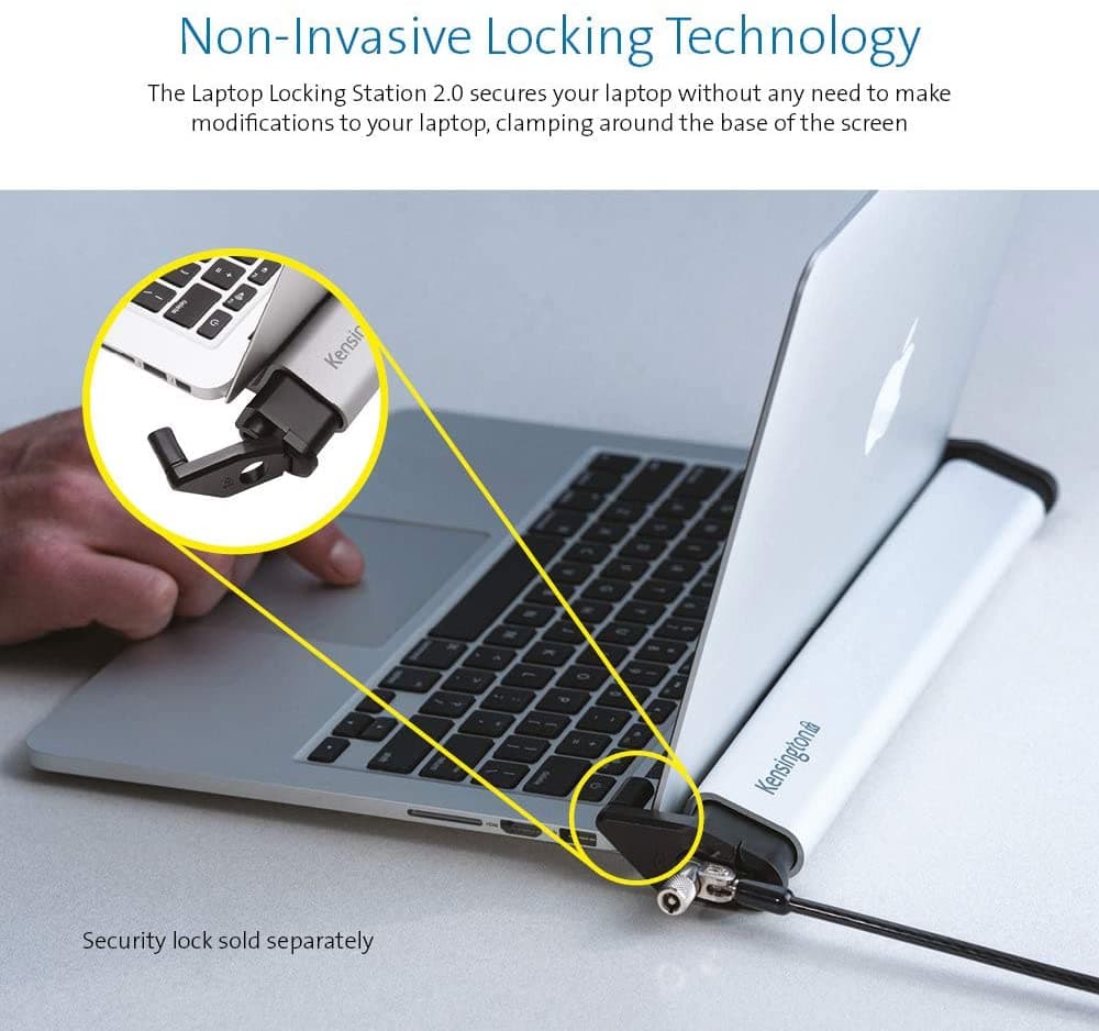 STATIE securitate KENSINGTON pt. notebook, reglare pt.11"-15.6", blocare neinvaziva, protectie la zgarieturi, acces liber la porturi, "MicroSaver 2.0" "K64451WW" — miniatură